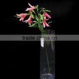 China Different Kinds Fabric Lily Flower With Glue - Five Heads thumbnail-2