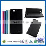 C&T 2015 Stylish New Arrial Book Type Leather Flip Case for Huawei Ascend g7 thumbnail-1