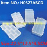 H0327ABCD 25.5*12.5*4.5CM Four Style Plastic Box Fishing Tackle Box
