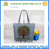 Wholesale Outdoor Printed Lady Canvas Mock up Shopping Bag