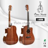 L-825A 41' sapele body high-gloss china wholesale acoustic guitar