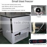 Mini size quick freezer for commercial use