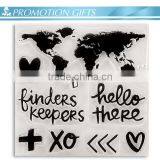 2016 New Zhejiang Promotion Carton Map Rubber Stamp
