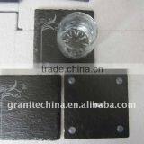 Laser Carve Letter Slate Coaster