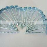 New 9BWG Twist Shank Blue Colored Galvanized Roofing Nail thumbnail-1