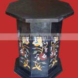 Marble Inlay Table Stand, Inlay Dining Table Base