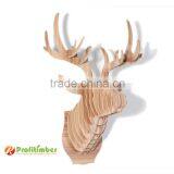 Animal Shape Wood Art Craft for Wall Hanging Home Decoration thumbnail-1