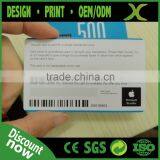 Free Design~~~!!! Plastic Loyalty Card/Plastic Custom Design CR80 Gift Card