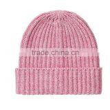 Promation/high Quality Pink Kniting Bobble Hat/Custom Blank Beanie Hat, Fashion Beanie thumbnail-1