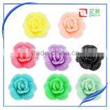 Mixed Color Chrysanthemum Flower Cabochon Flat Back Beads thumbnail-6