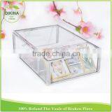 Copper Photo Display Stand Large COLLAPSIBLE CONTAINER Closet Organizer / With Lid Jewelry Craft Store Parts Small Storage Bin thumbnail-2