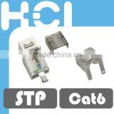 Network RJ45 8P8C STP Cat6 Modular Keystone Jacks thumbnail-2