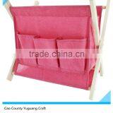 Printed Canvas Storage Basket Shelf Storage Box/canvas Magazine Rack thumbnail-4