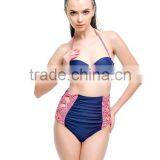 2016 Trendy Stylish Girls High Waist Bikini thumbnail-3
