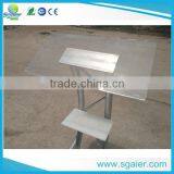 Acrylic Lectern Podium, Curve Aluminum Podium , Arch Lectern for Sale thumbnail-5