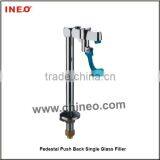 Pedestal Push Back Single Glass Filler Bar Faucet thumbnail-1