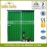 Safety Sliding Door Metal Garden Shed With Greenhouse Storage thumbnail-1