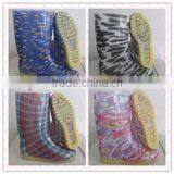 HOT Colorful Pvc Transparent Lady Gum Boots