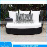 Contemporary Outdoor Furniture Coastal Rattan Sunbed thumbnail-1