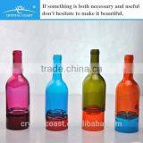 Wine Bottle Tea Light Candle Holder; Decorative Candle Holder thumbnail-1