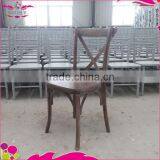 2015 Hot Sale Factory Stackable Wooden Cross Back Chair thumbnail-4