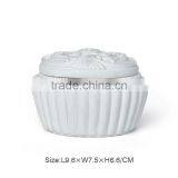 Beautiful White Resin Jewelry Box thumbnail-2
