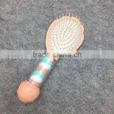 New Products Multifunction Plastic Hair Brush With Baby Hair Ties for Children thumbnail-1