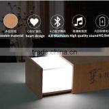 2016 Newest Explosion Hot-selling Pandora's Box Multifunction Bluetooth Stereo Music Speaker Touch LED Lamp Wooden BT Speaker thumbnail-2