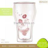 Decorative 2014 Handmade Craft Borosilicate Beer Glass thumbnail-3