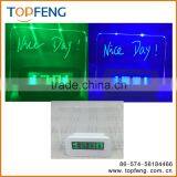 Table Desk LED Light Night Alarm Clock With Memo Board/led Message Board Alarm Clock thumbnail-1