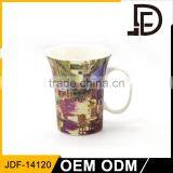 Drinkware 12oz Sublimation Fine Bone China Mug, China Ceramic Mug, Blank Sublimation Mugs