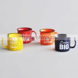 16oz ceramic coffee mug with decal, for promotional