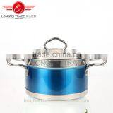 2016 New Design Popular Shape Large Cheap Stainless Steel Soup Pot Set/camping Cookware thumbnail-2