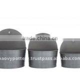 AWE Galvanized Zinc Vase,Galvanized Zinc Watering Can , Zinc Pot Planter, Zinc Planter for Gardening and Household thumbnail-1