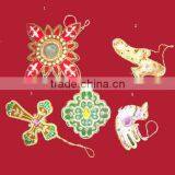 Zari Embroidery Christmas Ornaments thumbnail-1