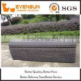 Large Long Size Wicker Storage Box Outdoor Rattan Furniture thumbnail-2