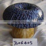 Porcelain Mushroom Garden Decor Color Glazed thumbnail-1