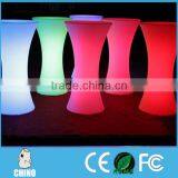 Portable LED Bar Table Plastic Cocktail Table Colorful LED Furniture thumbnail-4