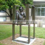 Bronze Foundry Outdoor Garden Bronze Sculpture Women for Sale thumbnail-4