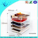 High Quality 3 Layers White Acrylic Sushi Holder Buffet Food Display Stand thumbnail-6