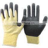 NMSAFETY 13 Gauge Aramid Fibers Heat Resistant and Lycra Knitted U3 Liner Coated Black High Technology Foam Nitrile Gloves thumbnail-1