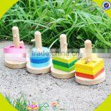 Wholesale Colorful Wooden Sort and Stack Toy Intelligence Wooden Sort and Stack Toy W11C001 thumbnail-6