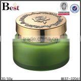 30g 50g Hot Products Skin Care Cream Green Glass Cosmetic Jar High Quality Empty Cosmetic Glass Jar China Suppliers Manufacture thumbnail-3