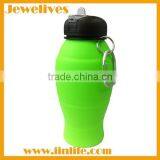 Shenzhen Jewelives 600ML Silicone Water Bottle for Outdoors thumbnail-1