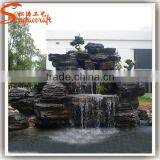 Can be Customized Fountain Garden Decorative Landscape Stone Waterfall Solar Fountain thumbnail-4
