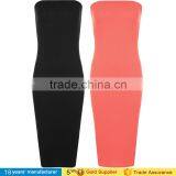 2016 Bandeau Tube Bodycon Dresses Sexy Kim Kardashian Knee Length Celebrity Dresses thumbnail-4
