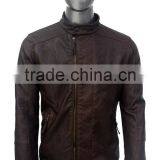 ALIKE Men Jacket pu Jacket Garment Dye Jacket thumbnail-1