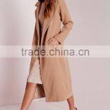 OEM Service Best Selling Lady Oversized Camel Winter Coat thumbnail-2