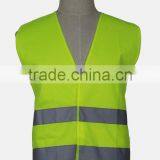 High Visibility Construction Yellow Safety Warning Vest thumbnail-1
