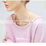 2016 Fashion Spring Sets Thin Fleece/new Sport Loose Bomber Pull Over Fleece/big Collar Pink Rose Fleece thumbnail-3
